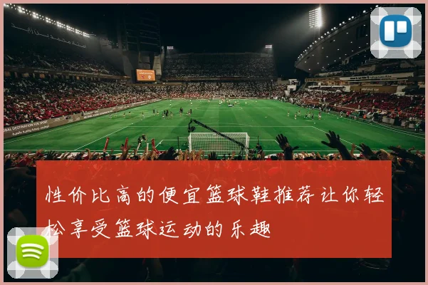 性价比高的便宜篮球鞋推荐让你轻松享受篮球运动的乐趣