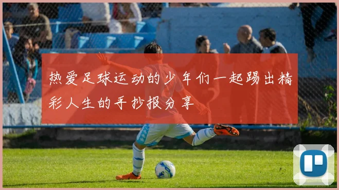 热爱足球运动的少年们一起踢出精彩人生的手抄报分享